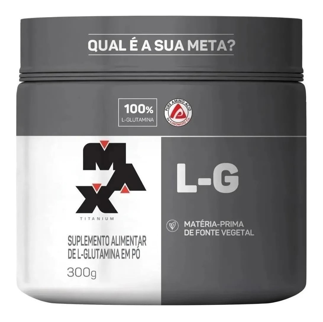 Glutamina L-G 300g - Max Titanium