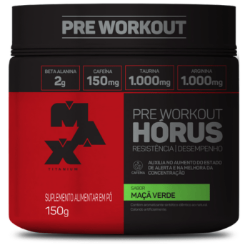 PRÉ TREINO HORUS 150g  - Max Titanium