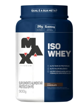 Whey Protein Isolado IsoWhey 900g - Max Titanium