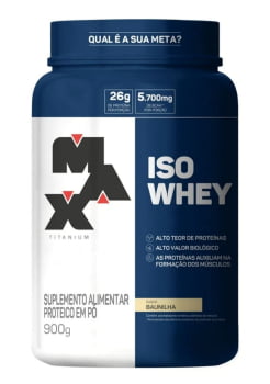 Whey Protein Isolado IsoWhey 900g - Max Titanium